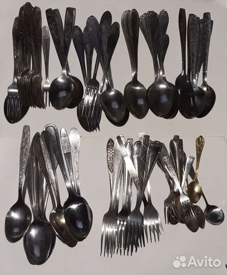 Ложки, ножи и вилки нержавейка