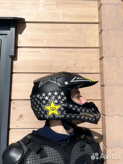 Шлем для эндуро, питбайка, мотокросса, мотоцикла