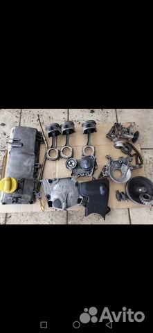 Двигатель Рено в разборе