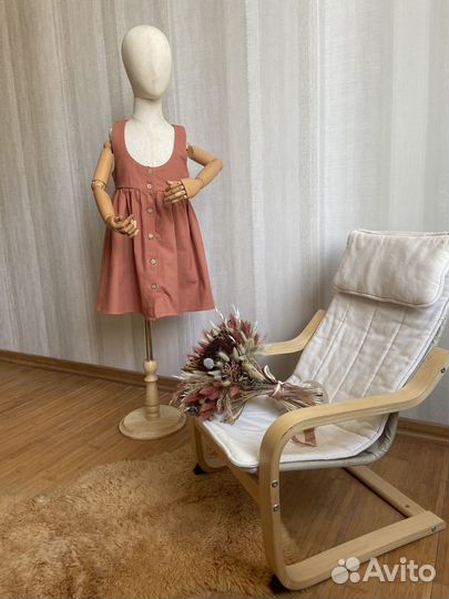 Детское кресло качалка IKEA поэнг