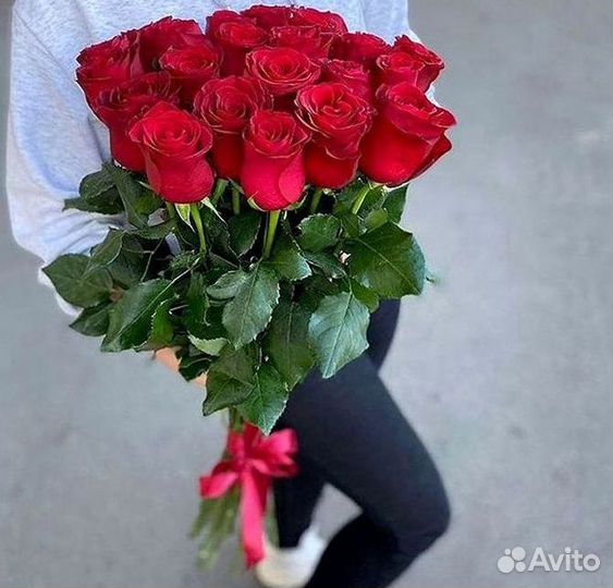 Розы Метровые 100 см доставка Москва