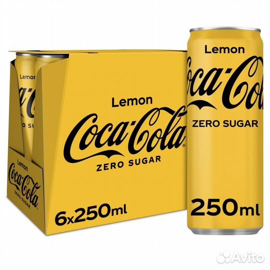 Coca Cola Lemon Zero с лимоном (доставка + смвз)