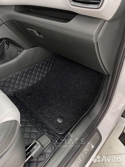Коврики из экокожи для Hyundai Santa Fe 4