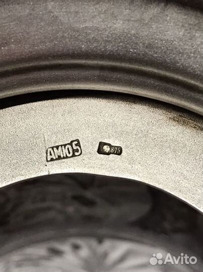 Подстаканник серебряный Чайковский