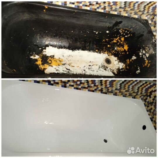 Реставрация ванн жидким акрилом