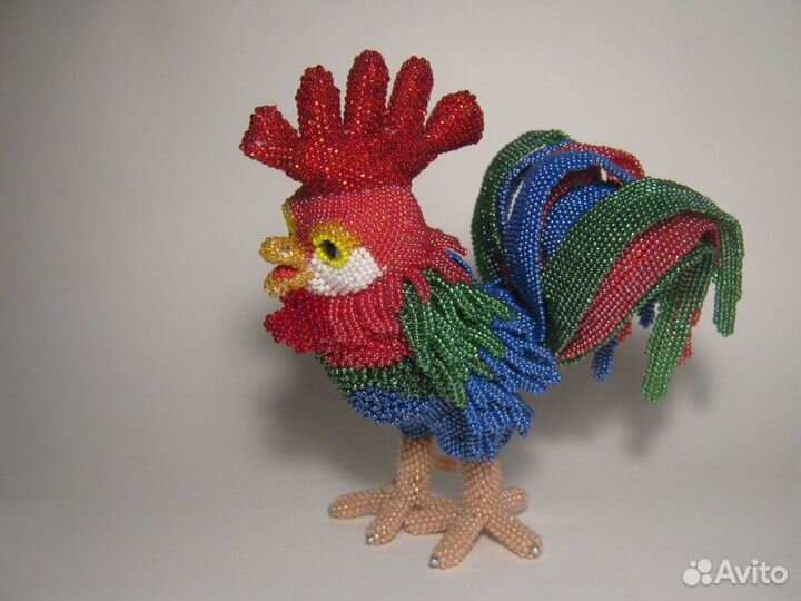 Петушок из бисера