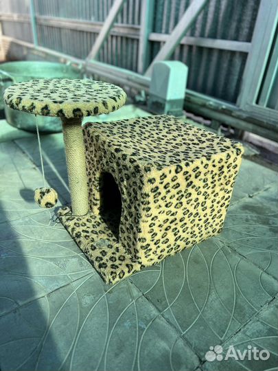 Домик для кошки с когтеточкой бу