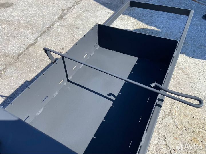 Мангал с печью под казан