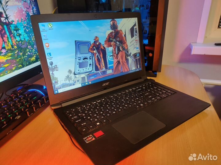 Игровой Ноутбук Acer/GPU-2GB/ssd256/8gb ram