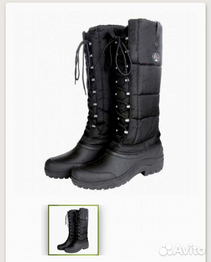 Новые конные зимние сапоги нкм HKM