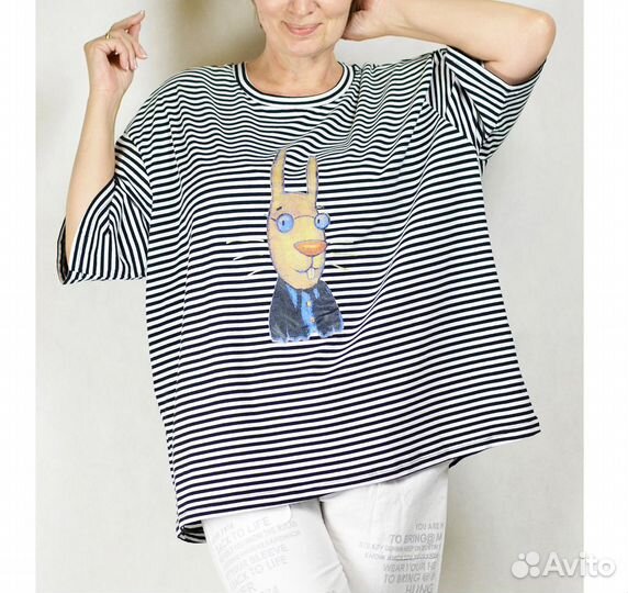 Футболка трикотажная хлопок 54-60 размер