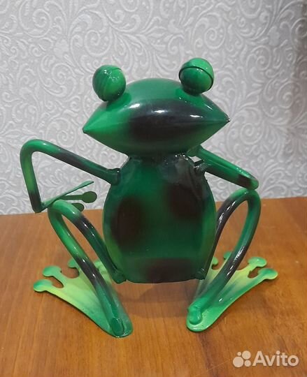Статуэтка из металла Лягушка