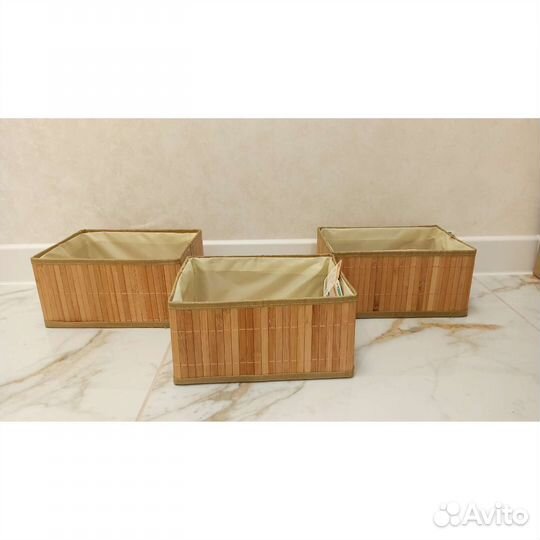 Новые коробки для хранения (3 штуки)