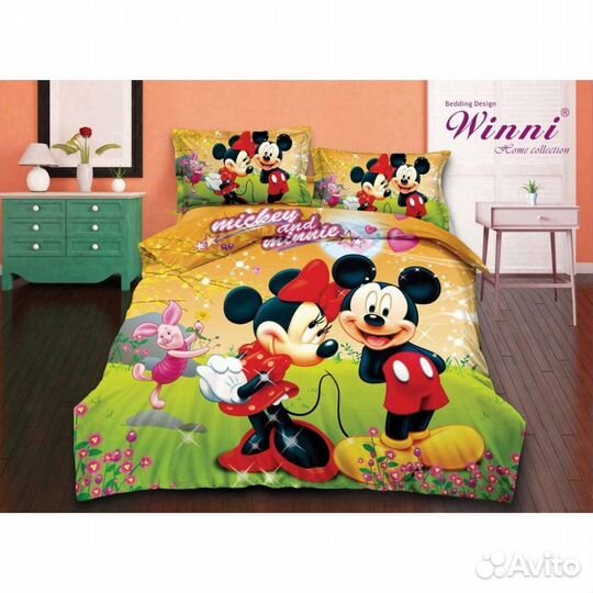 Детское постельное бельё 1,5 спальное Новое