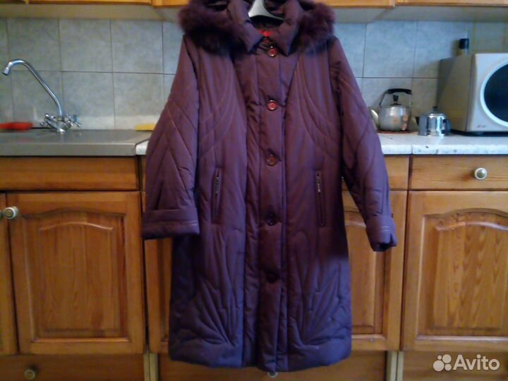 Пальто женское на синтепоне 48 50, российское