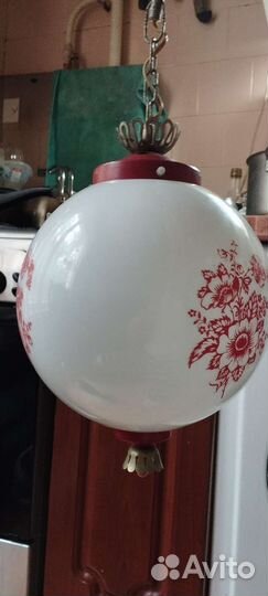 Светильник подвесной ссср/чсср(редкость)