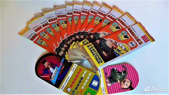 Карточки магнит Гадкий я 3