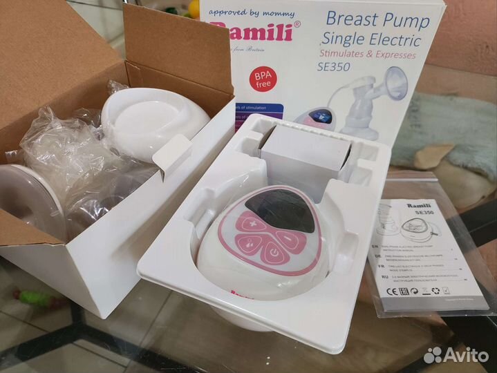 Молокоотсос электрический двухфазный Ramili SE350