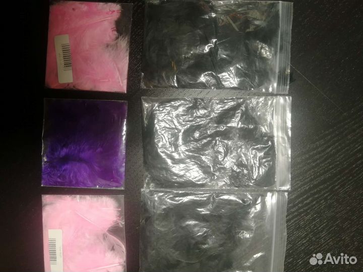 Перья для рукоделия (набор)