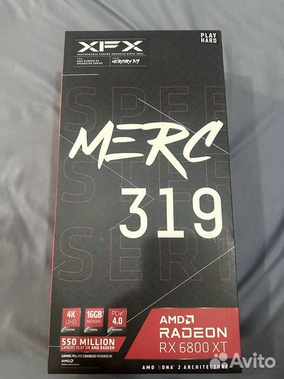 XFX Speedster merc319AMD Radeon RX6800 XT core16GB