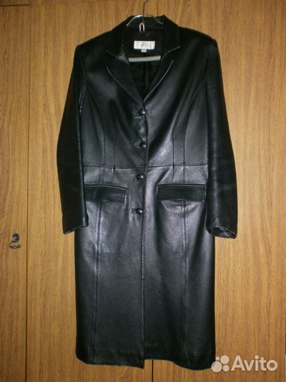 Плащ (тренч) из натуральной кожи