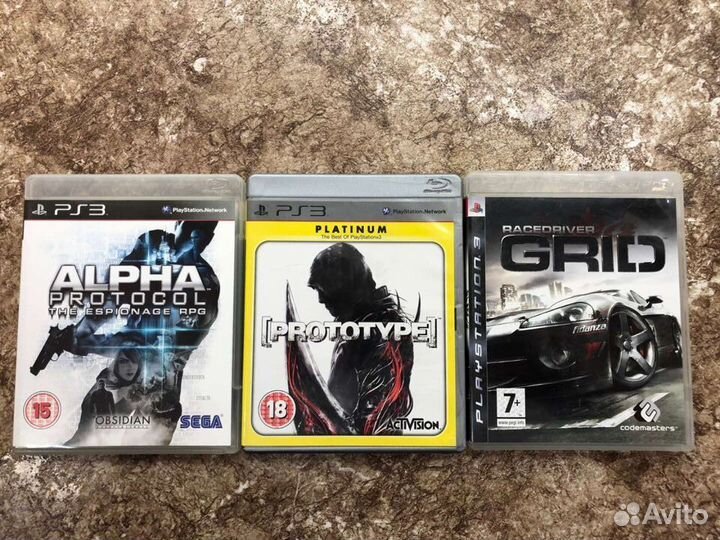 Диски с играми Sony PS3