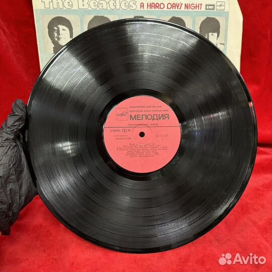Виниловая пластинка The Beatles битлз вечер