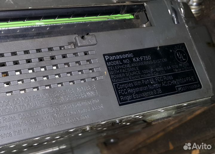 Телефон факс Panasonic KX-F750