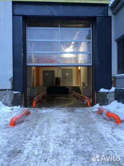 Панорамные секционные ворота