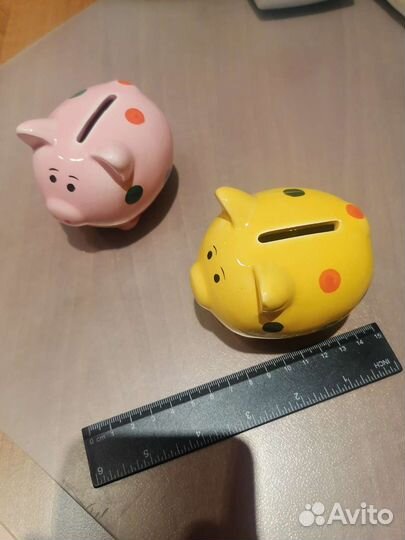 Керамическая копилка, свинка