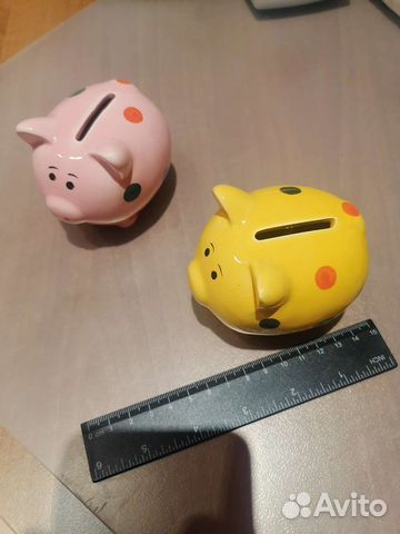 Керамическая копилка, свинка