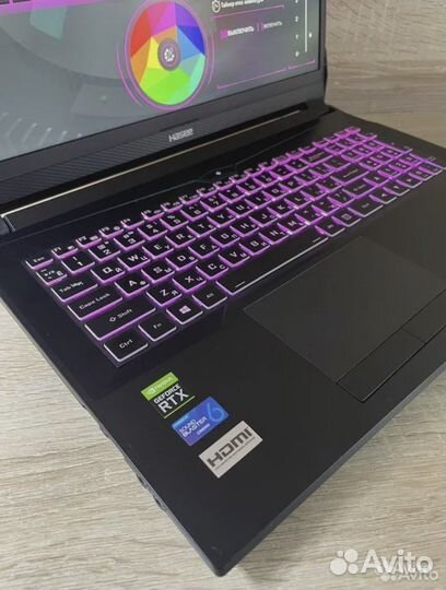 Hasee tx9 rtx 3070 i5 11400 16/512 игровой ноутбук
