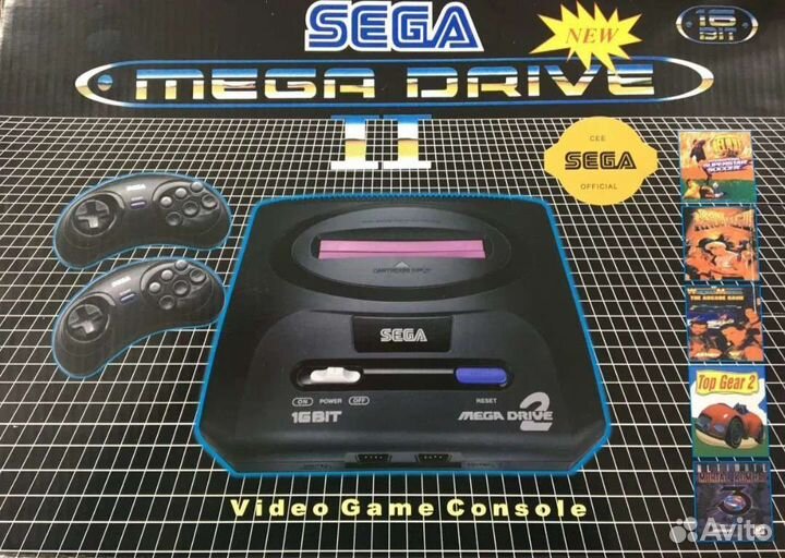 Sega mega drive 2 с играми новая