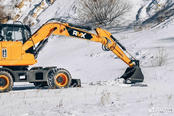 Колёсный экскаватор Runmax ER135W, 2023