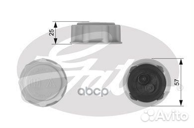 Крышка расширительного бачка RC227 Gates