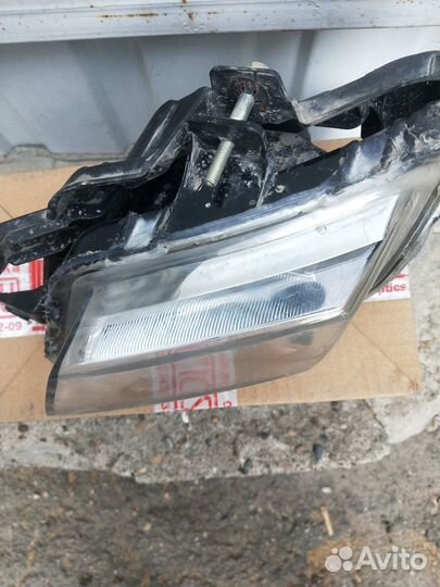 Противотуманка на киа рио 2