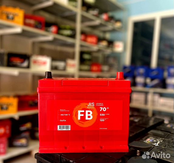 Аккумулятор FB (JIS) 6ст- 70 ач (0) D26