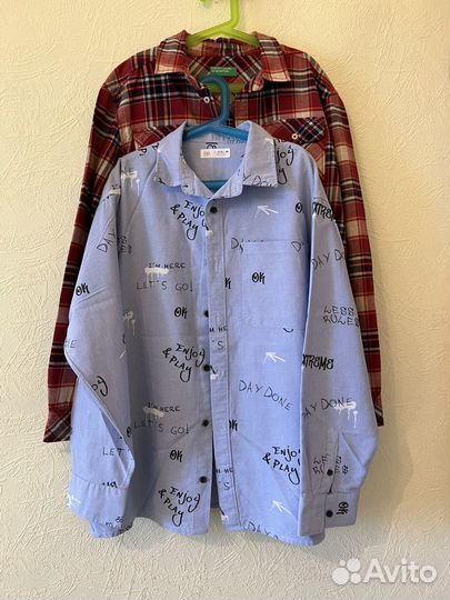 Рубашки на 13-14 лет Benetton, Zara