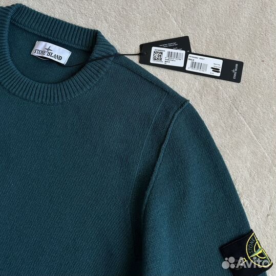 XL.Свитер Stone Island 'Dark Turquoise’.Оригинал