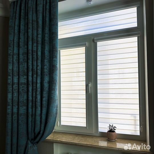 Рулонные шторы день ночь, своё производство