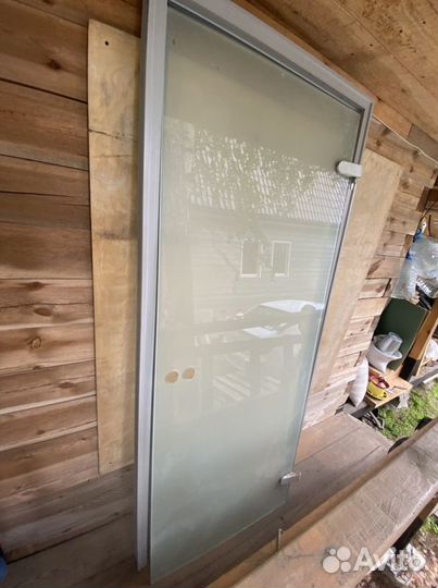 Дверь стеклянная 200 80