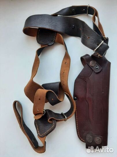 Кобура для апс плечевая, кожаная