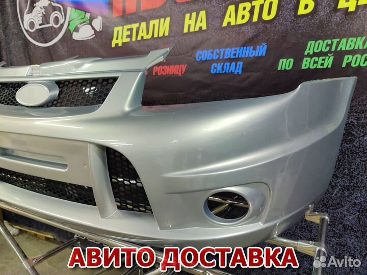 Бампер калина спорт 1 все цвета с решетками 11194