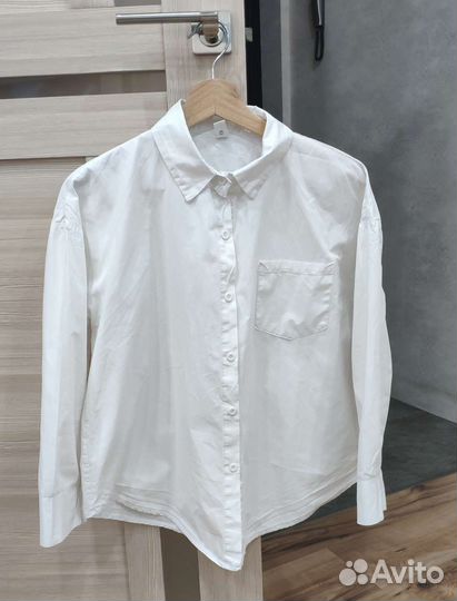 Рубашка белая (школа) для девочки 158