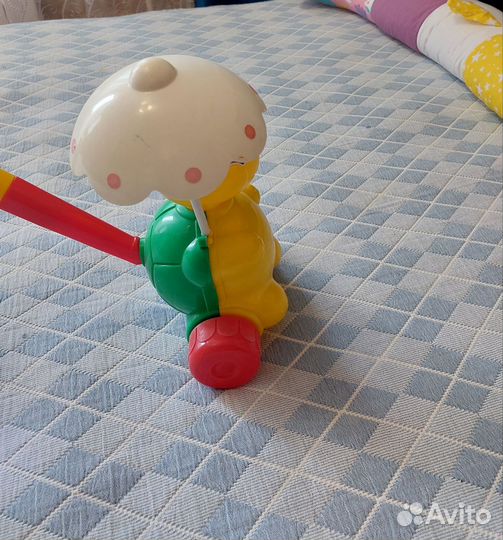 Каталка черепашка и уточка