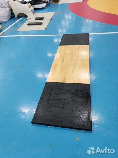 Помост для становой тяги компактный 280х50х4см DNN