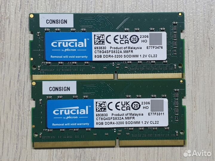 Оперативная память для ноутбука SO-dimm DDR4 8GB
