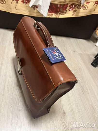 Мужской кожаный портфель