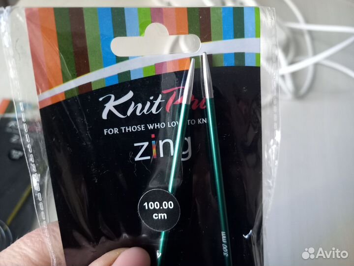 Спицы knipro zing круговые вязание