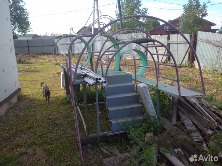 Детская горка бу железная